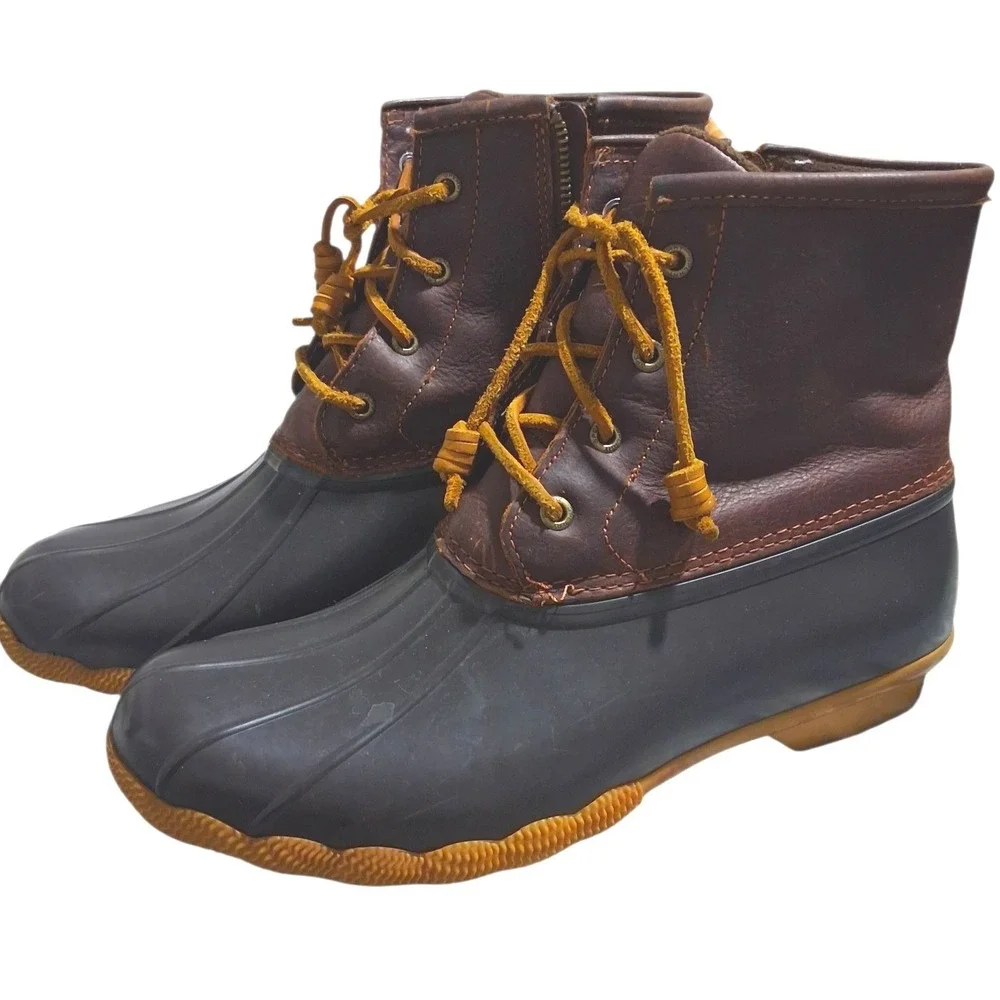 Sperry Women's size 10 Outdoors Saltwater Duck Boots Outerwear Hunting Cabincore